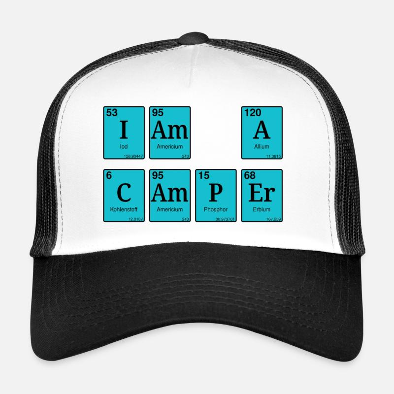 Je suis campeur Casquette trucker 