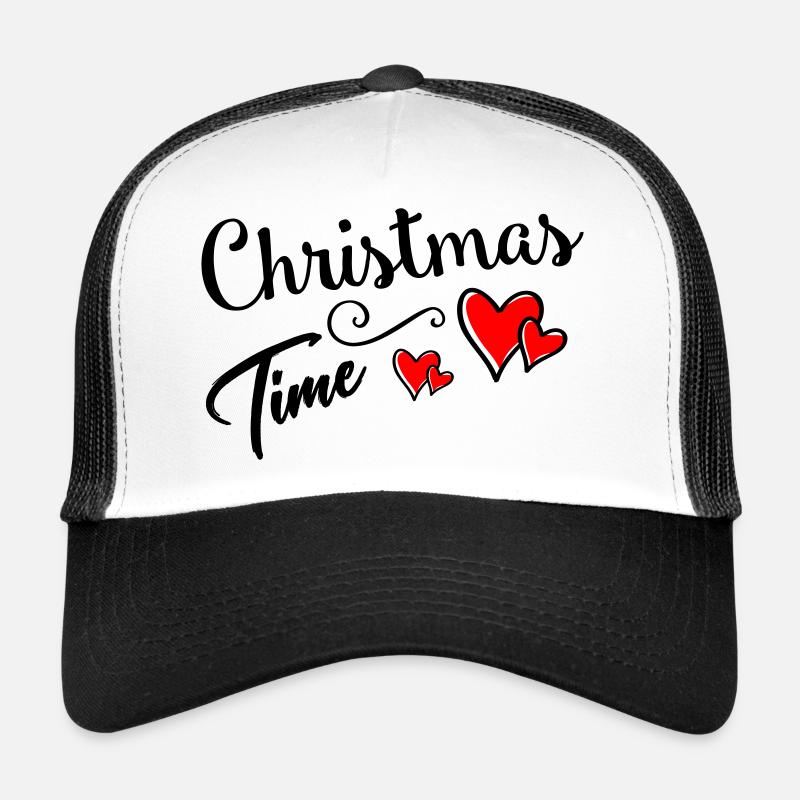 Christmas time - Trucker Cap - Weiß/Schwarz
