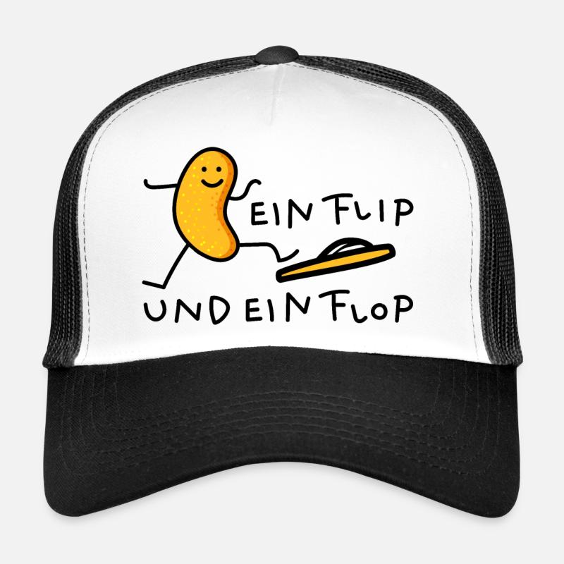 Ernussflips mit Flop Trucker Cap