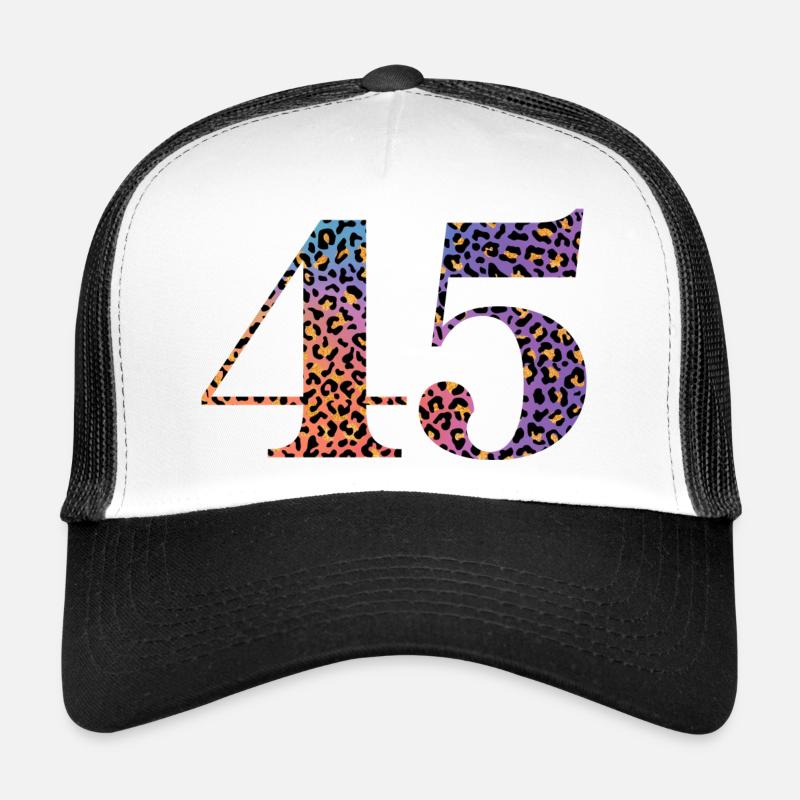 45th Anniversary Leopard Trucker Cap