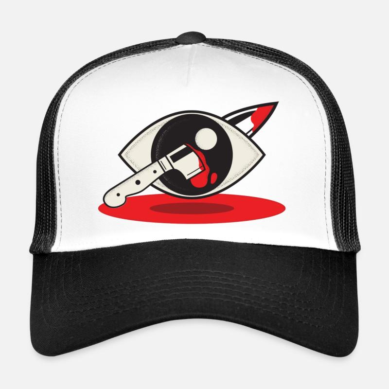 Logo Couteau dans l’œil Casquette trucker 