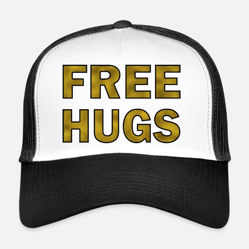 Câlins gratuits dorés Casquette trucker 