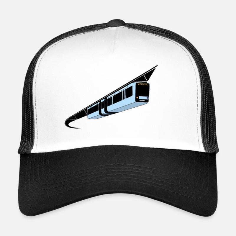 Chemin de fer suspendu de Wuppertal coloré Casquette trucker 