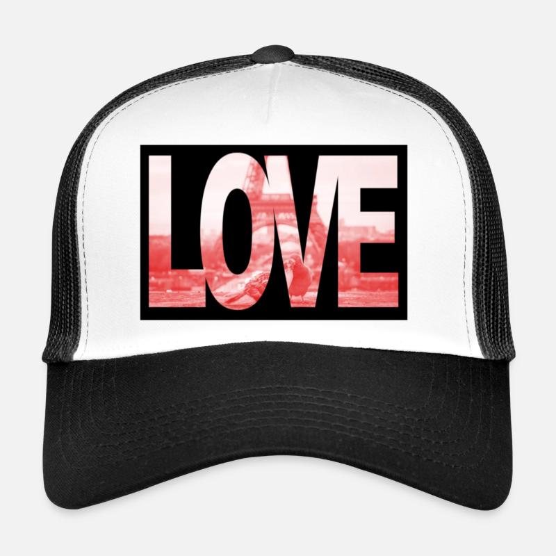 Paris Tauben Love Trucker Cap