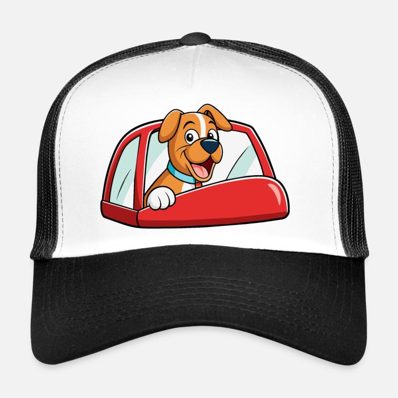 Joyful Boxer Toasting Art Trucker Cap
