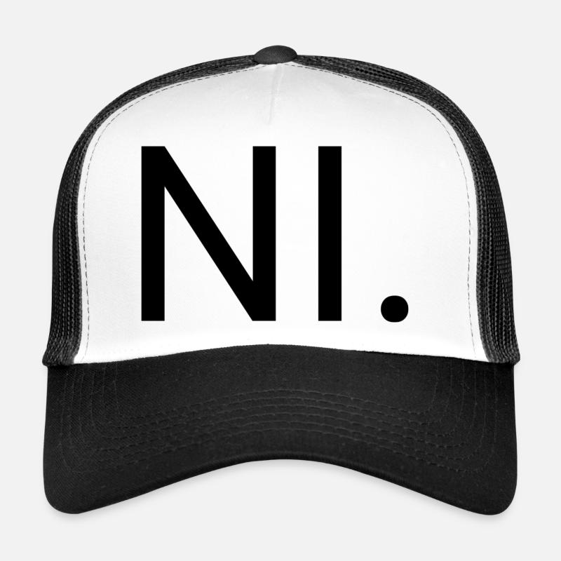 Style - Casquette trucker  - blanc/noir