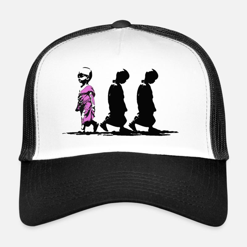 Neonpfad der Stille, sei anders Trucker Cap