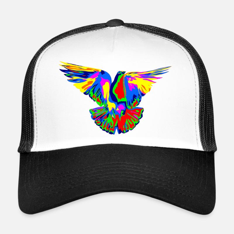 pride bird - Trucker Cap - Weiß/Schwarz