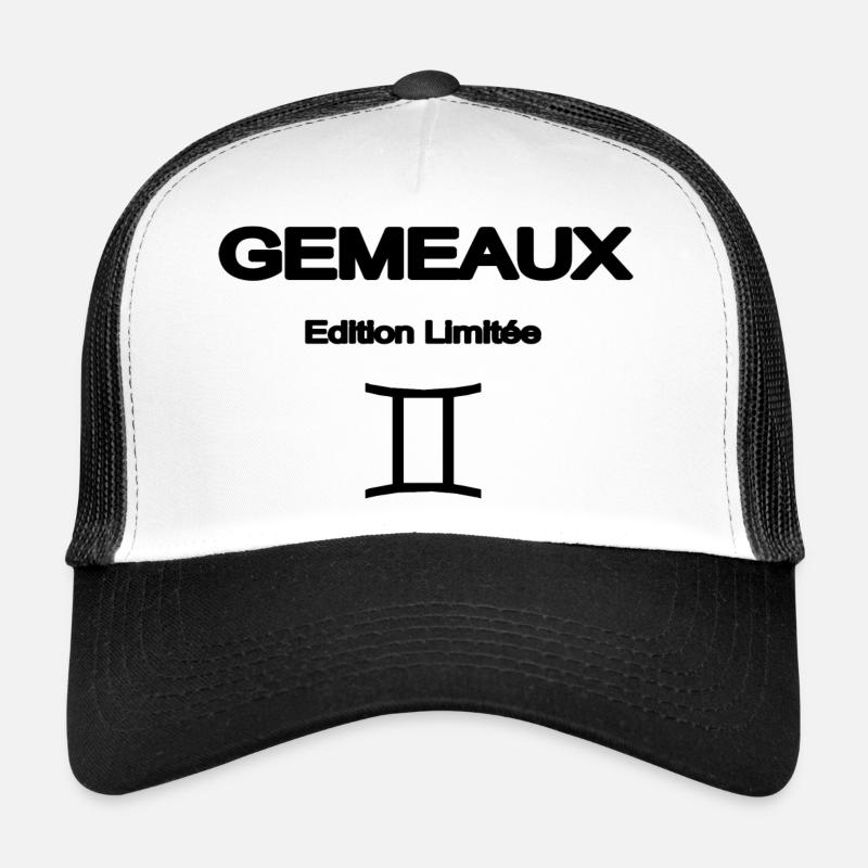 GEMEAUX signe astro édition limitée Casquette trucker 