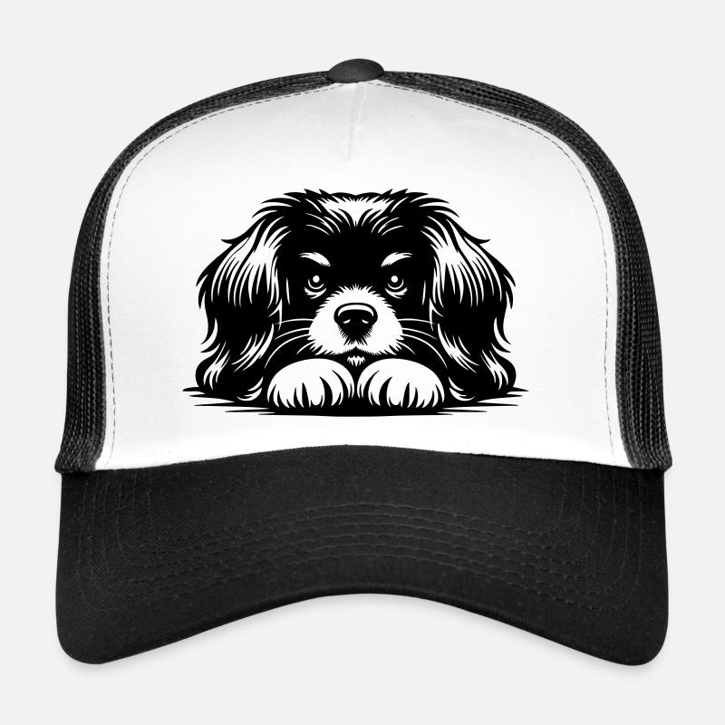 Tibet Spaniel Kopf mit Pfoten Trucker Cap