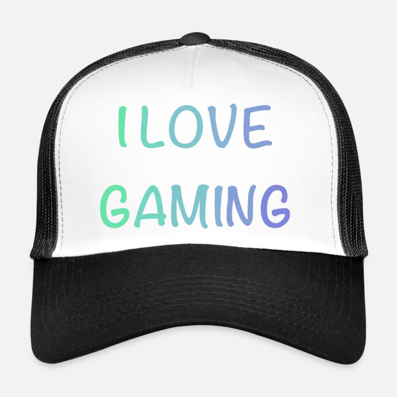 I Love Gaming Trucker Cap
