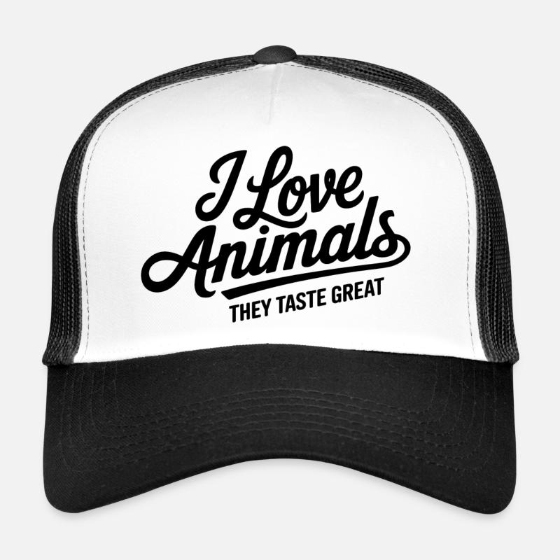 Aimer et goûter les animaux – pour les vrais chasseurs Casquette trucker 