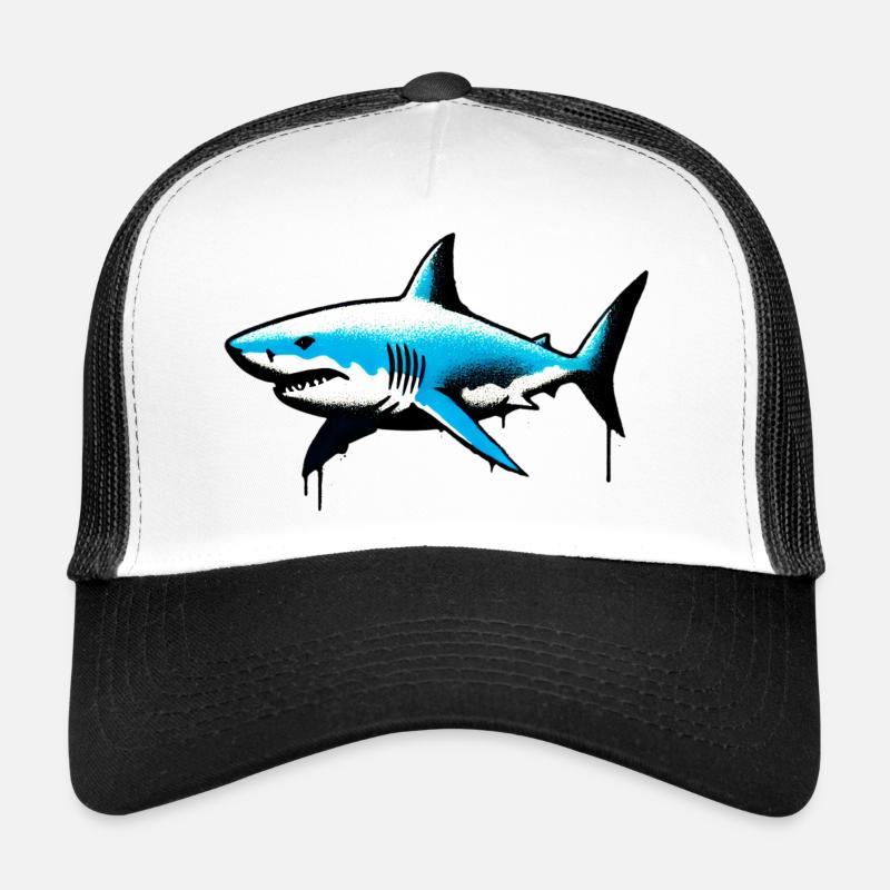 Hai - Trucker Cap - Weiß/Schwarz