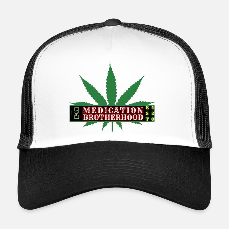 MEDICATION BROTHERHOOD Casquette trucker 