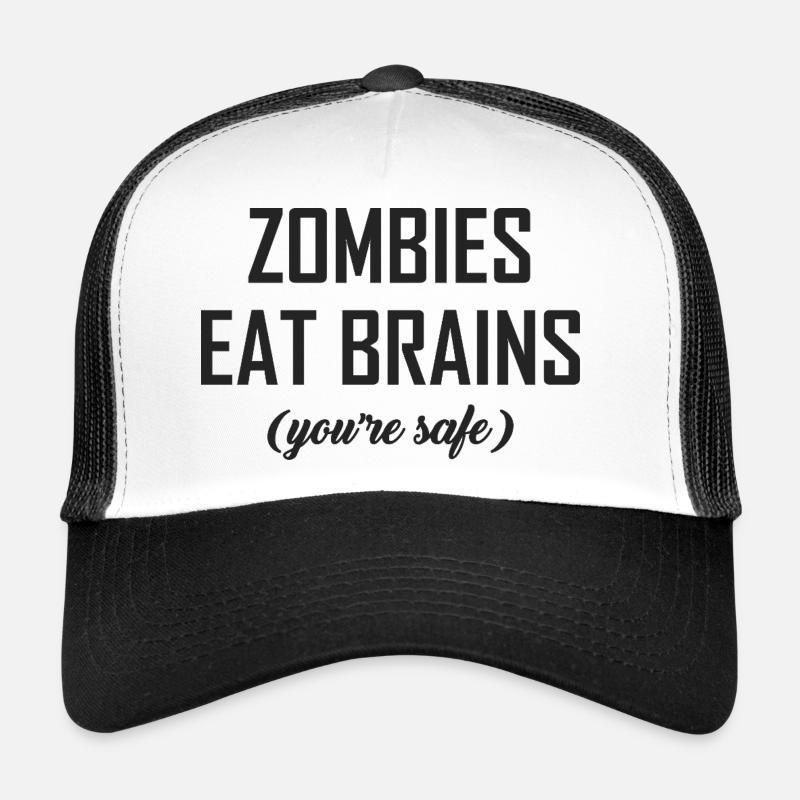 Zombis - Casquette trucker  - blanc/noir