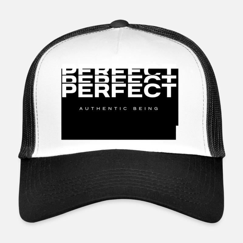 Perfect Identity Bold Typografie Trucker Cap