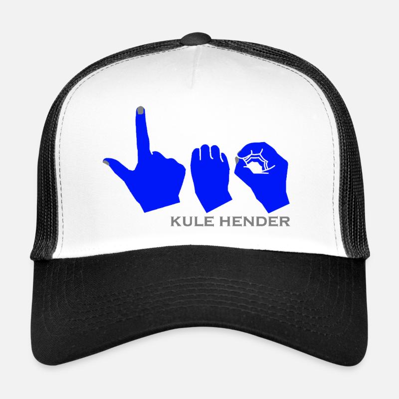 Lion avec la couleur bleue Casquette trucker 