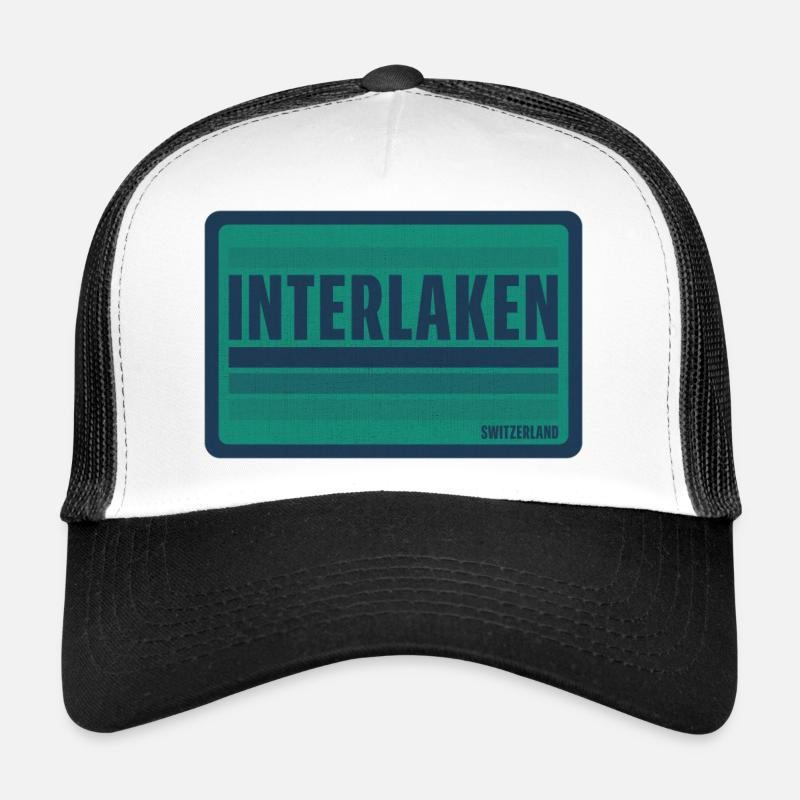 Interlaken Retro Abzeichen Trucker Cap