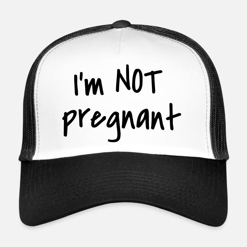 Je ne suis pas enceinte Casquette trucker 