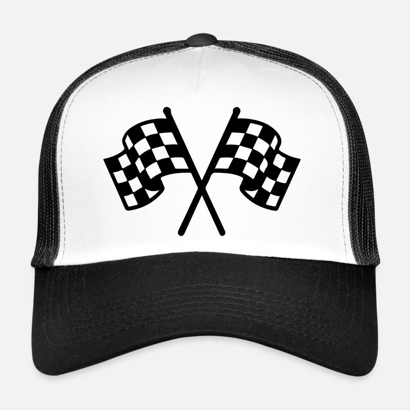 Racing flag icon Trucker Cap