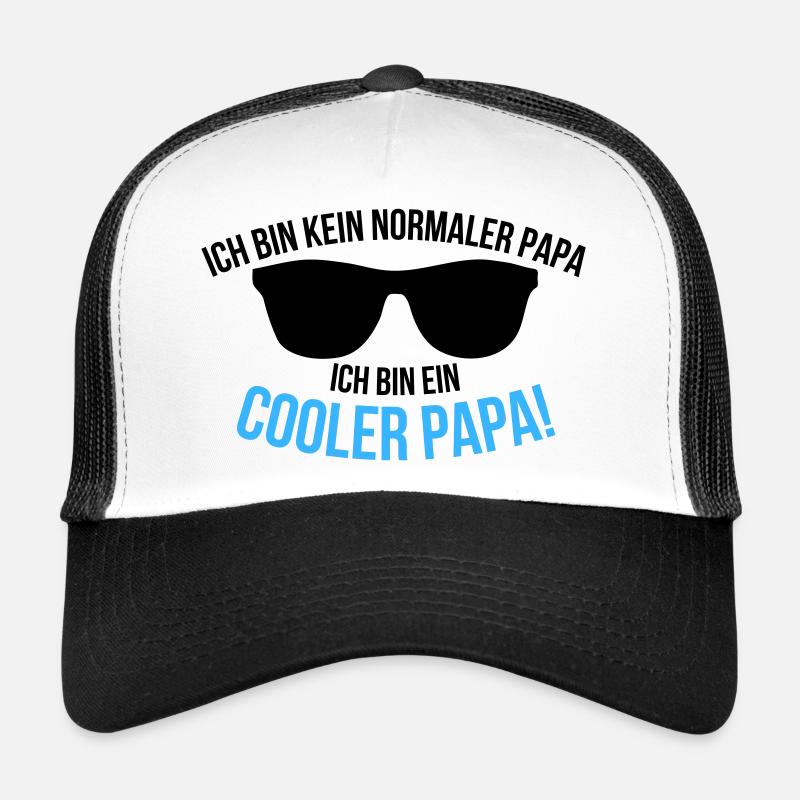 I'm a cool dad saying - Trucker Cap - white/black