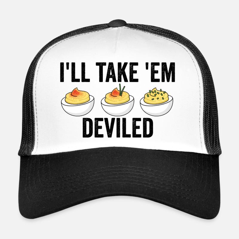 Je les prendrai, diables œufs de Thanksgiving Casquette trucker 