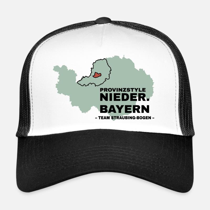 Basse-Bavière | ARCHE DE STRAUBING - Casquette trucker  - blanc/noir