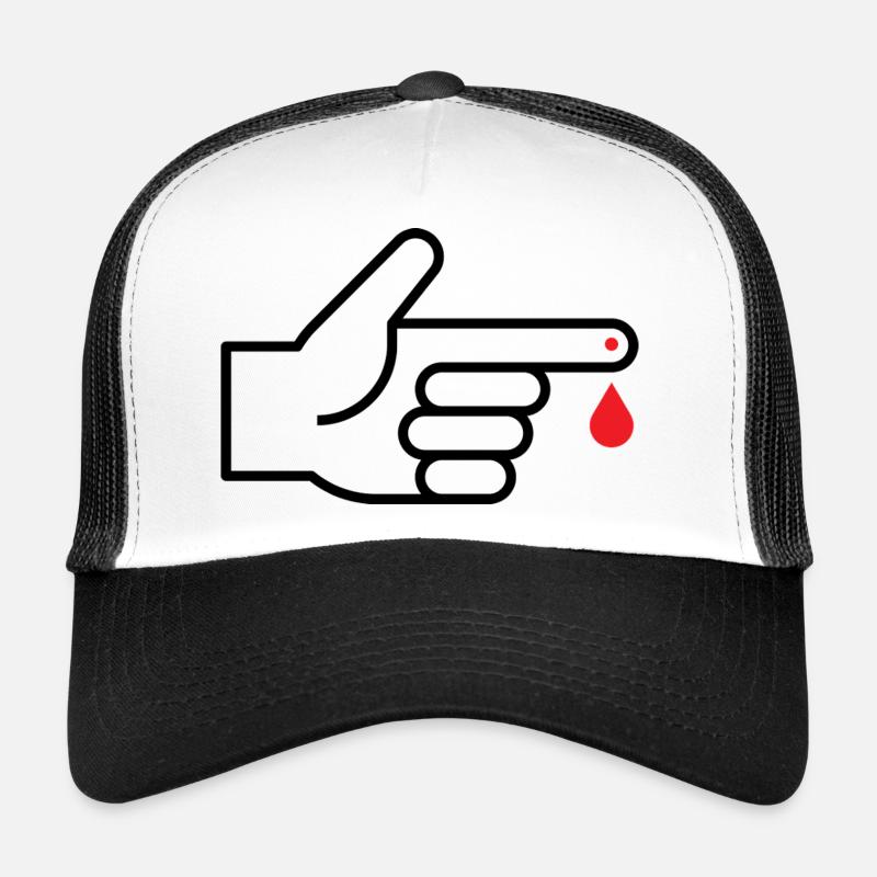 Blutzuckermessung, Blutzucker, Bluttest Trucker Cap
