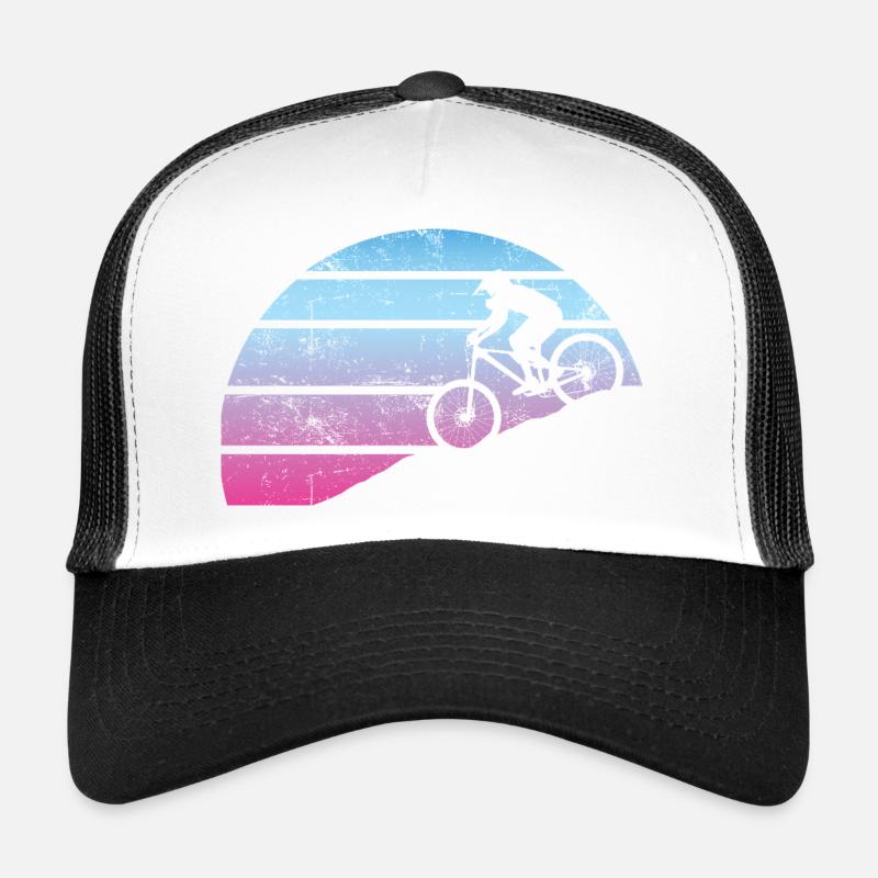 Sunset Bike Trucker Cap