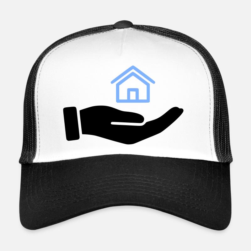Propriété de la maison tenue en main Casquette trucker 