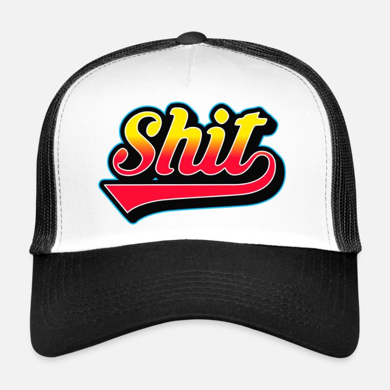 Shit Retro Wordmark Trucker Cap