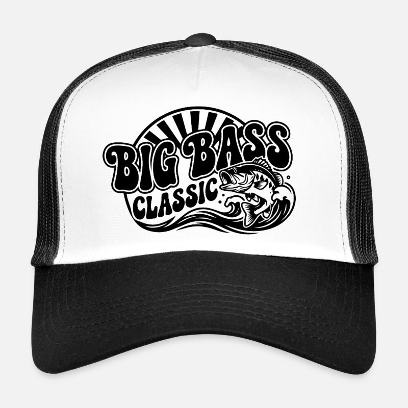 Big Bass Classic - Trucker Cap - Weiß/Schwarz
