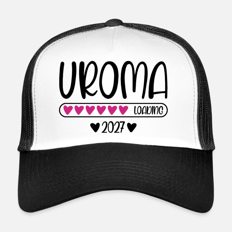 Great-grandma 2027 loading with heart loading bar Trucker Cap