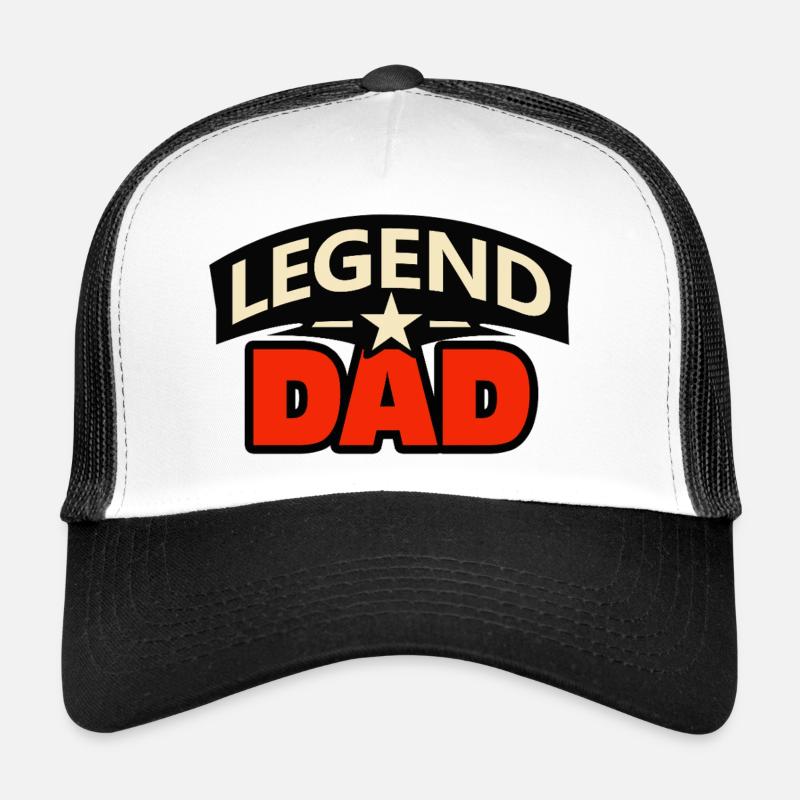 Legend dad – Funny Father Design Trucker Cap