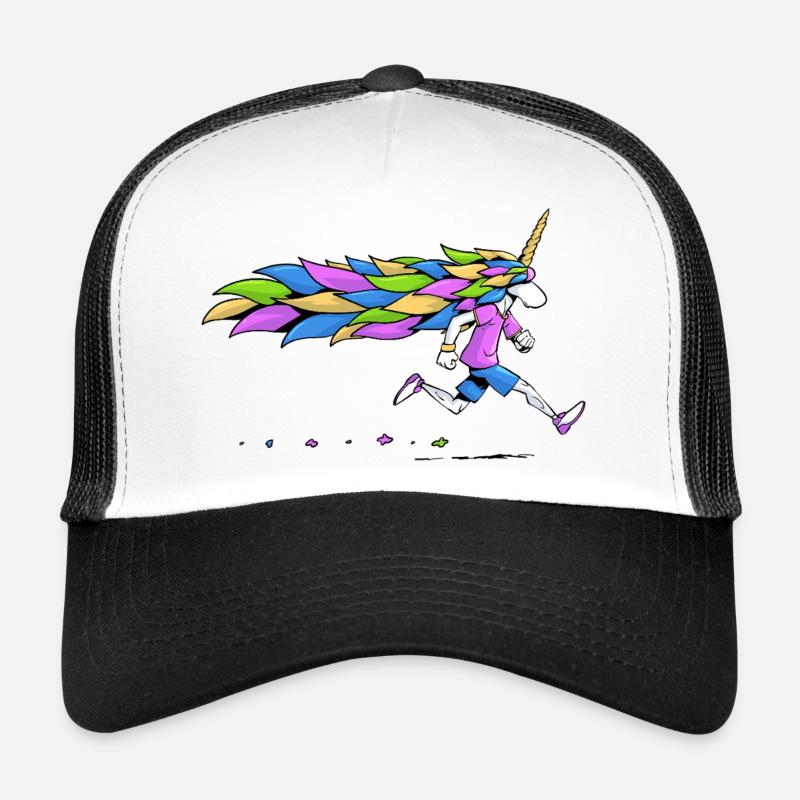 Licorne coureuse Casquette trucker 