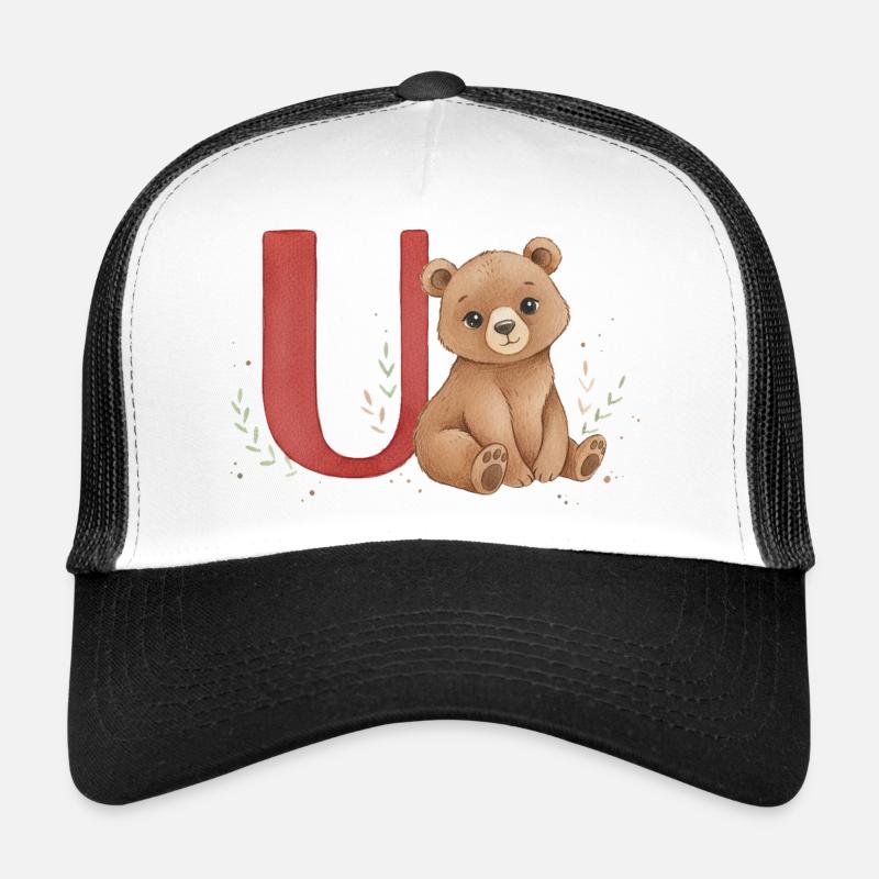 Bär mit Buchstabe U Trucker Cap