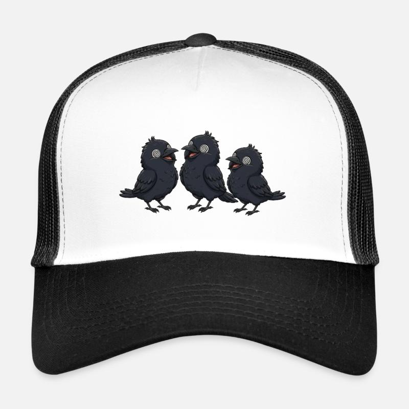 Drei Raben Brüder Trucker Cap