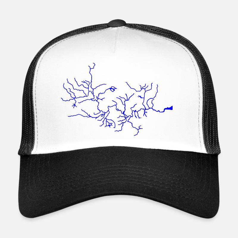 Thames - River - System - England - lightning - Trucker Cap - white/black