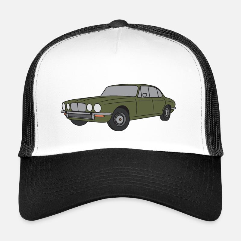 70s XJ Series 2 Juniper Green - Trucker Cap - white/black