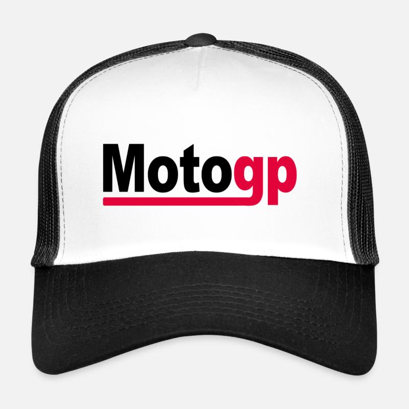 Moto gp - Trucker Cap - Weiß/Schwarz