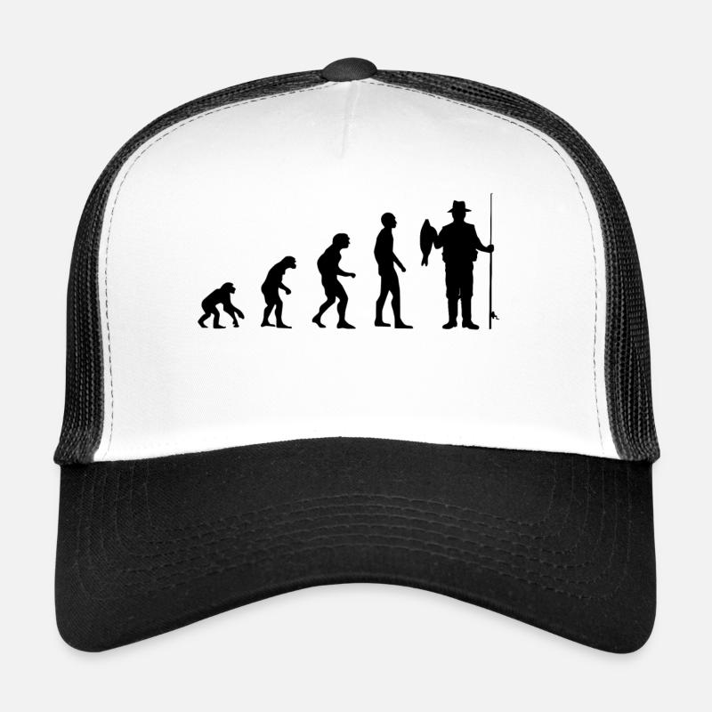 Angler Evolution - Trucker Cap - white/black
