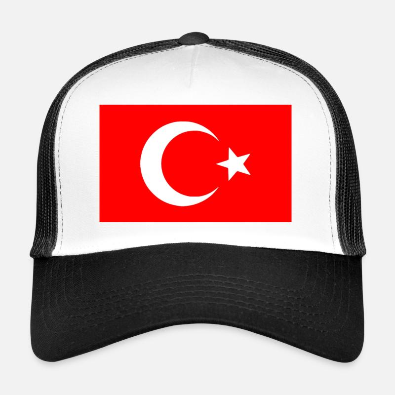 Turquie - Drapeau turc Casquette trucker 