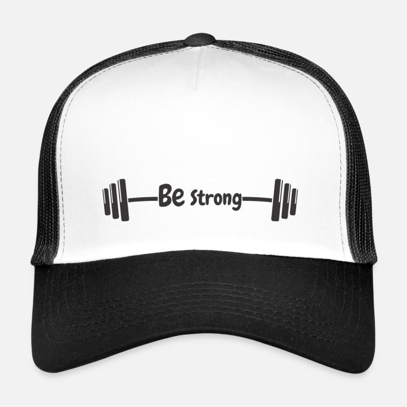 Sei stark - Trucker Cap - Weiß/Schwarz