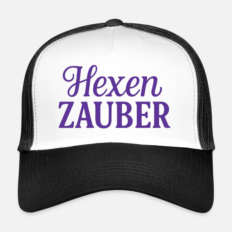 Hexen Zauber Mystischer Druck Trucker Cap