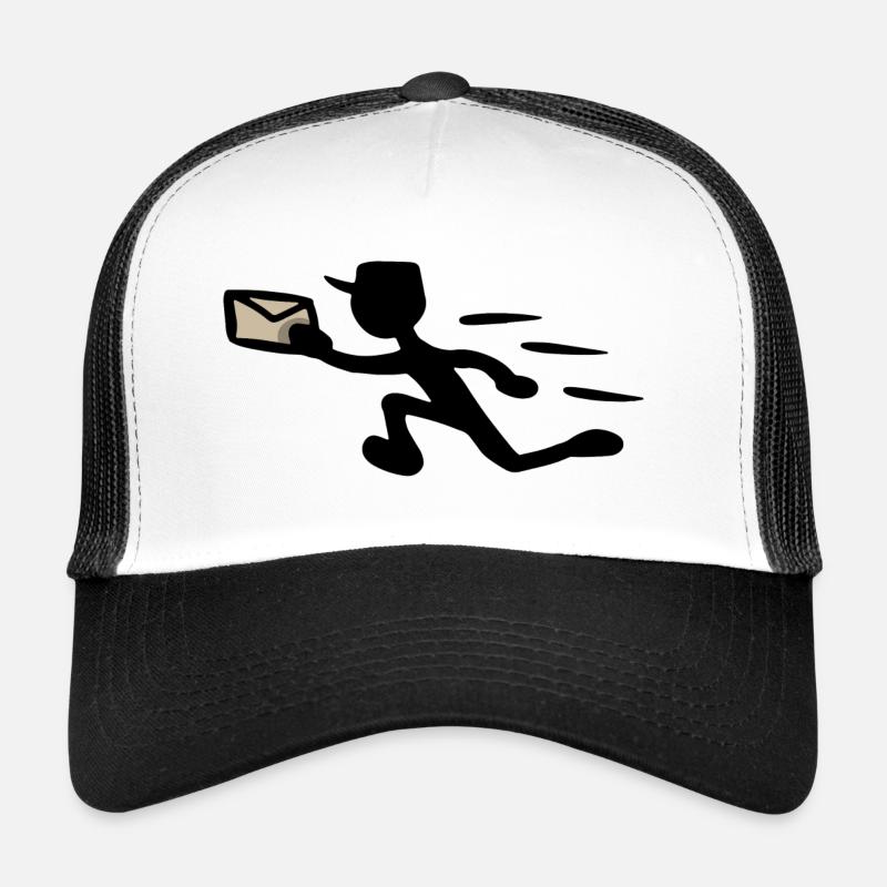 Postier Livreur Express Expédition Post Casquette trucker 