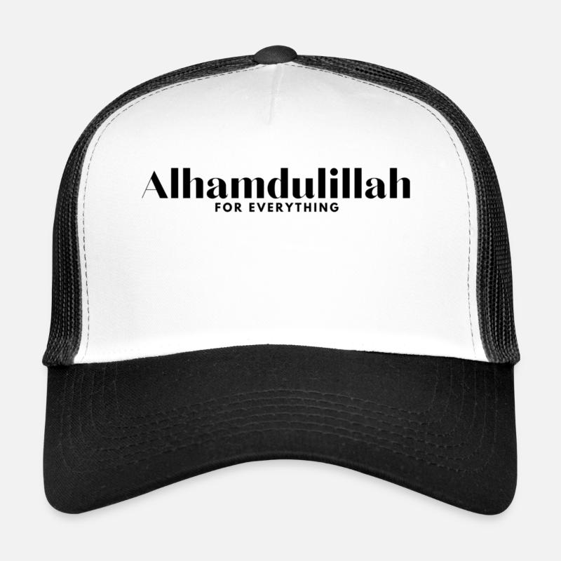 Alhamdoulillah pour tout /Islam/Musulman/Allah Casquette trucker 