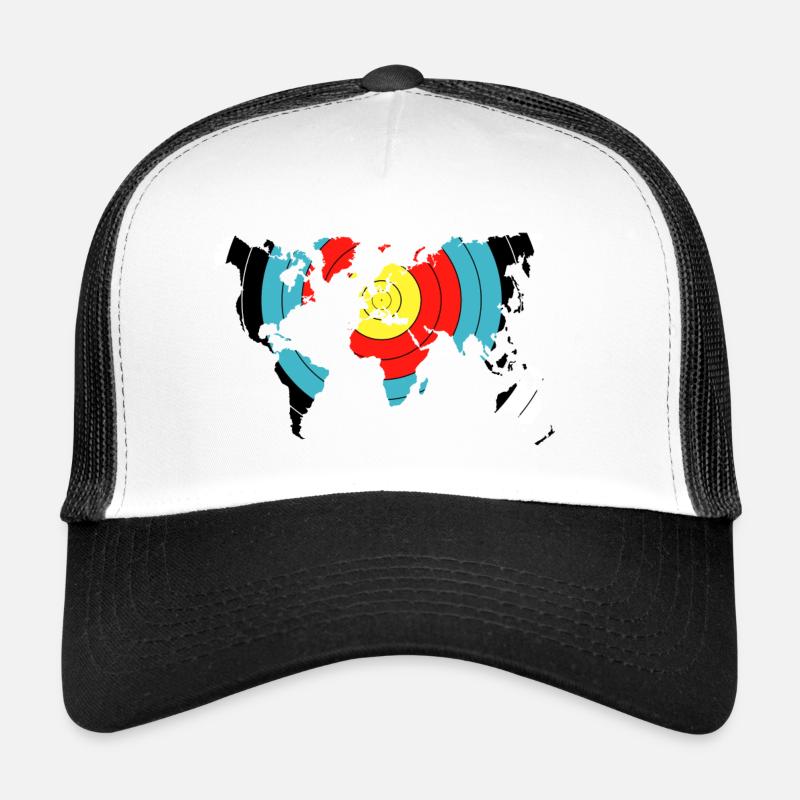 Archery World Map Trucker Cap
