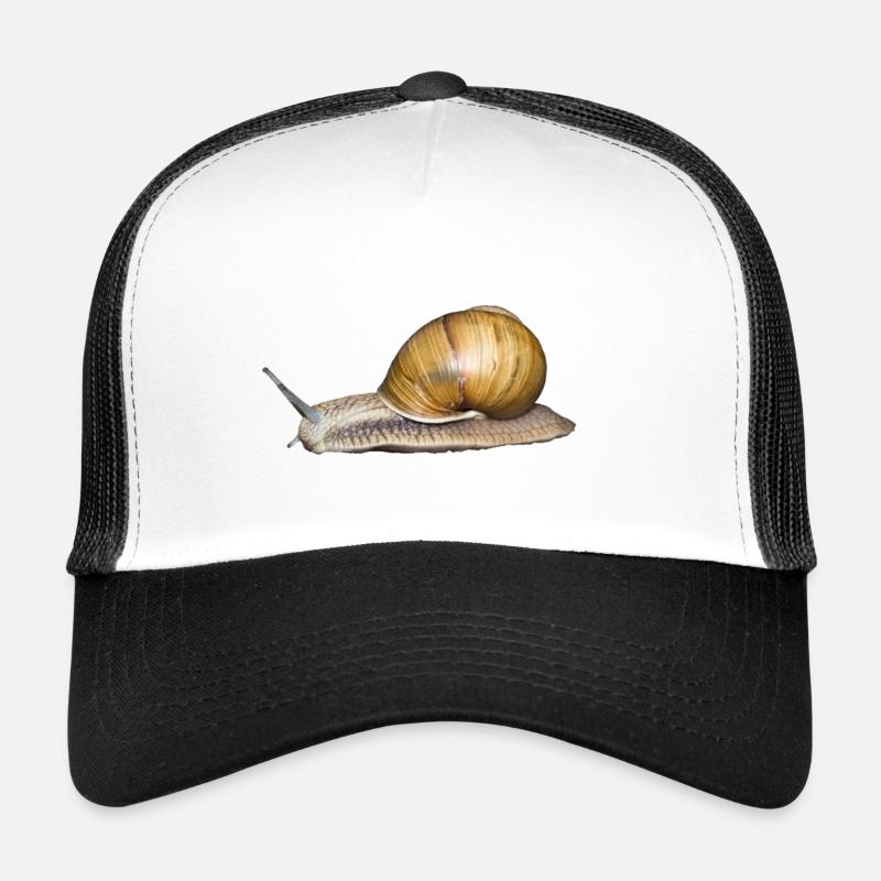 escargot brun Casquette trucker 