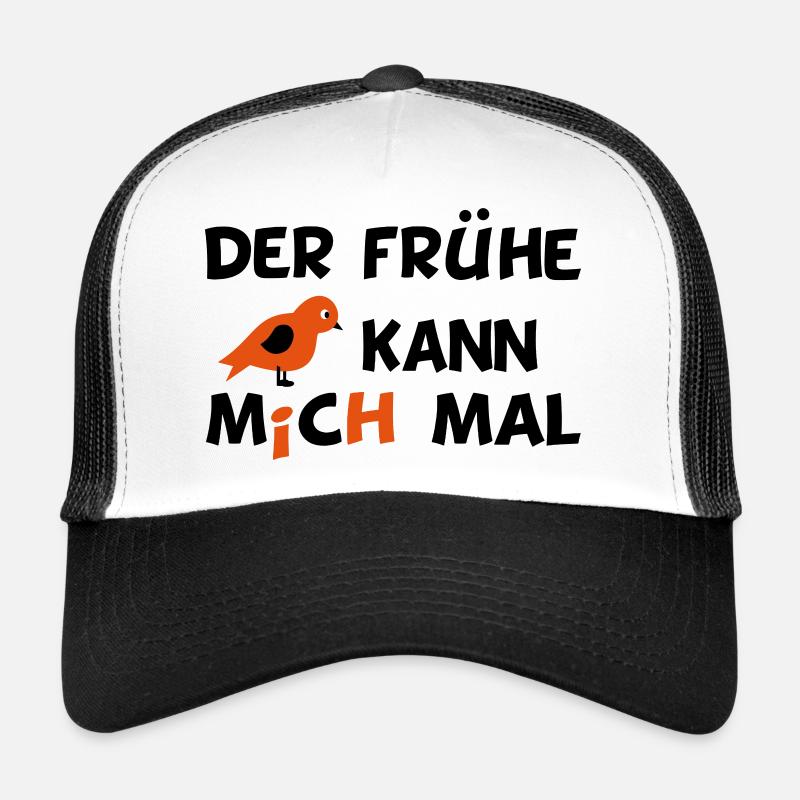 lustiger Spruch - Trucker Cap - Weiß/Schwarz