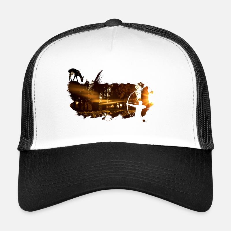 coucher du soleil bowhunter de démarrage Casquette trucker 